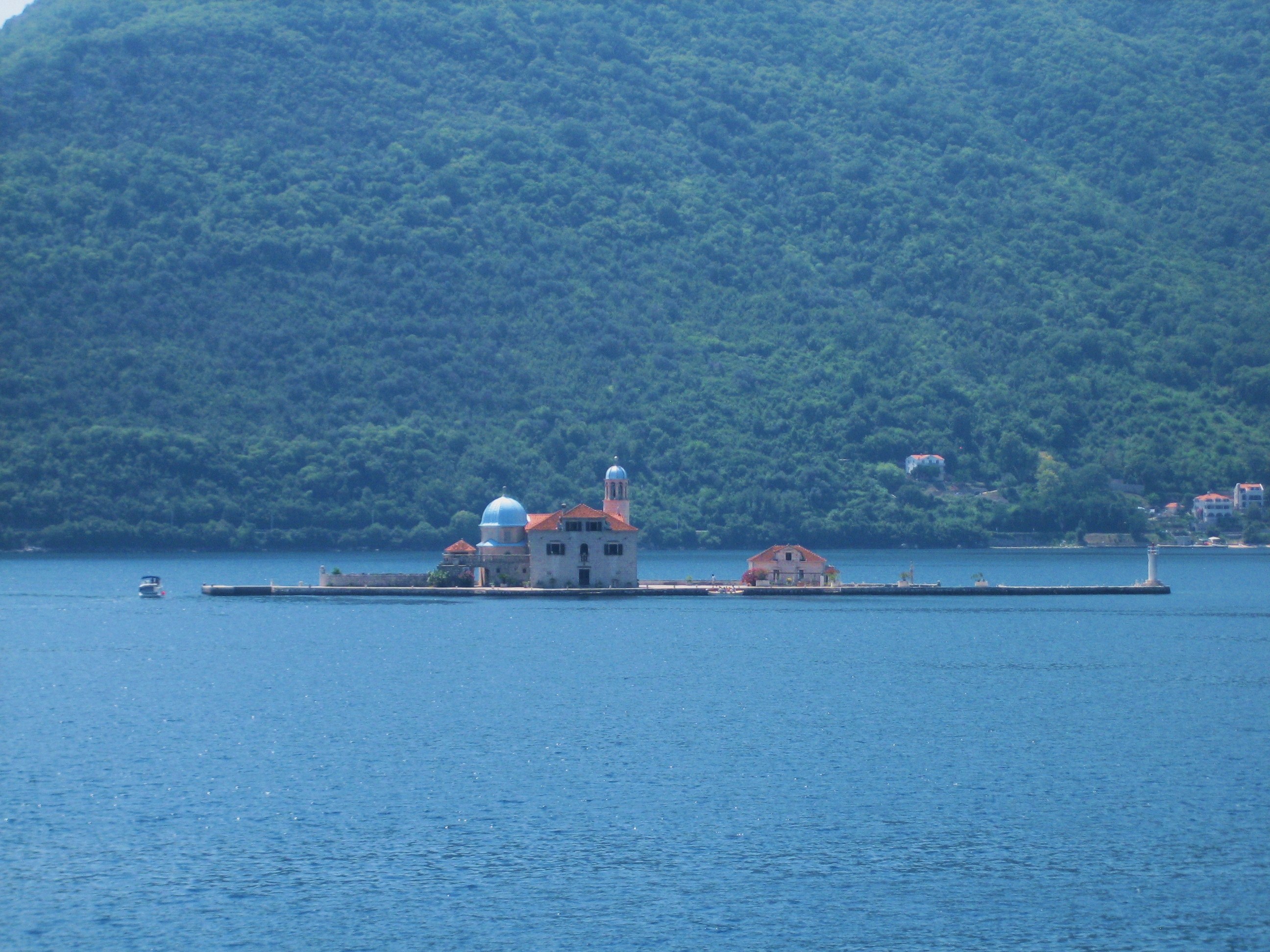 Our Lady of the Rocks island church on the Bay of Kotor